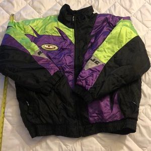 2 piece snow suit jacket and overall snow pants